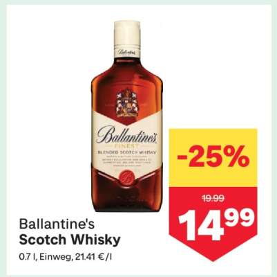 BALLANTINE’S SCOTCH WHISKY