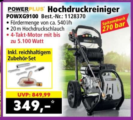 POWERPLUS Hochdruckreiniger