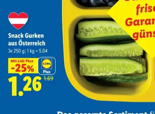 Snack Gurken aus Österreich