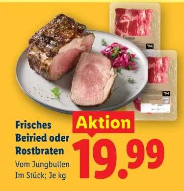 Frisches Beiried oder Rostbraten