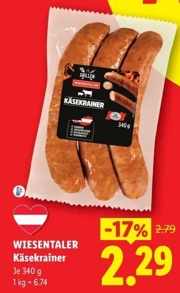 Wiesentaler Käsekrainer