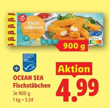 Ocean Sea Fischstäbchen