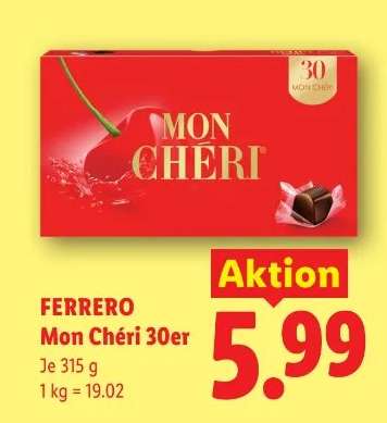 Ferrero Mon Chéri 30er