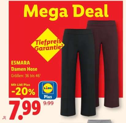 ESMARA Damen Hose