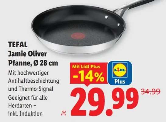 Tefal Jamie Oliver Pfanne Ø 28 cm