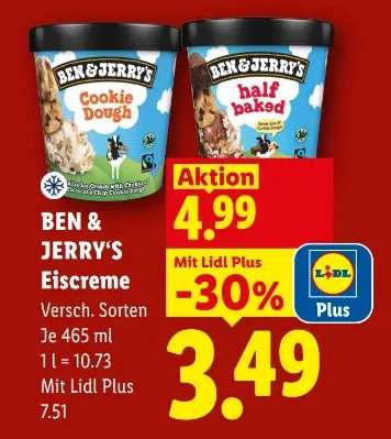 BEN & JERRY'S Eiscreme