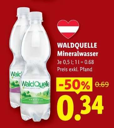 WALDQUELLE MINERALWASSER