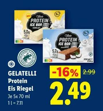 Gelatelli Protein Eis Riegel