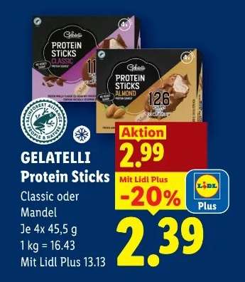 Gelatelli Protein Sticks