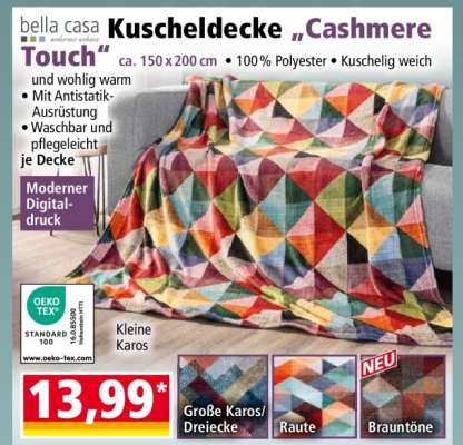 bella casa Kuscheldecke "Cashmere Touch"