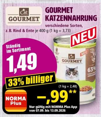 GOURMET KATZENNAHRUNG