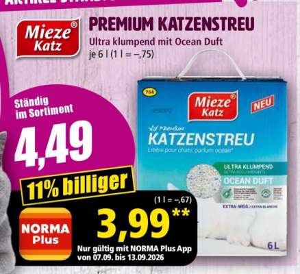 Mieze Katz PREMIUM KATZENSTREU