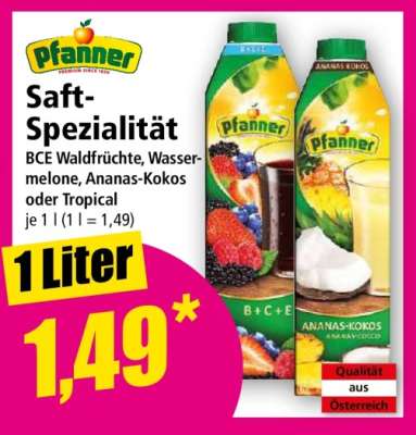 Pfanner Saft-Spezialität