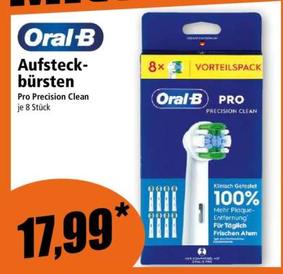 Oral B Aufsteckbürsten