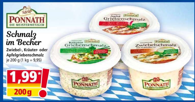 Ponnath Schmalz im Becher