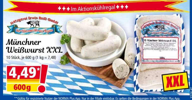 Münchner Weißwurst XXL