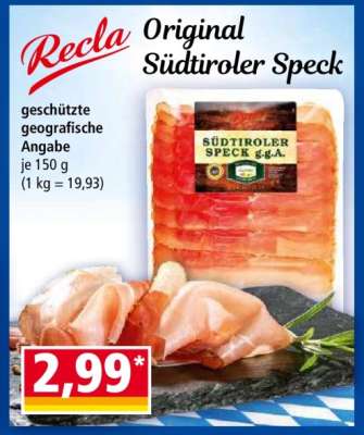 Recla Original Südtiroler Speck