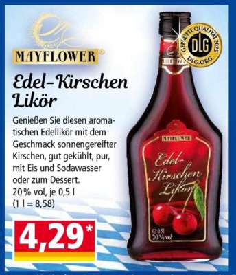 Mayflower Edel-Kirschen Likör