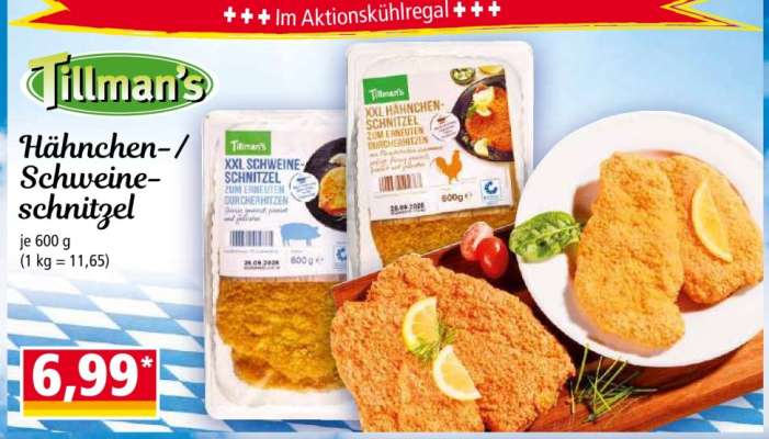 Tillman's Hähnchen-/Schweineschnitzel