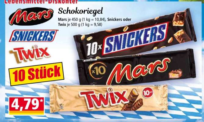 Mars/Snickers/Twix