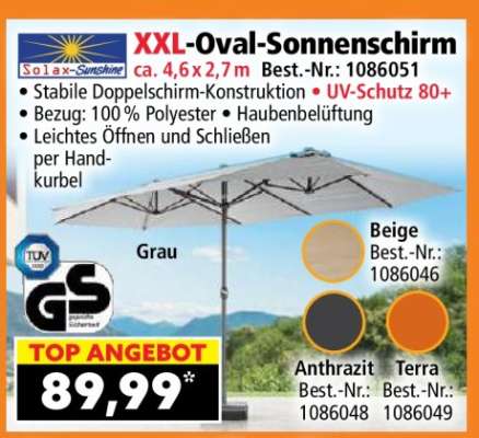 XXL-Oval-Sonnenschirm