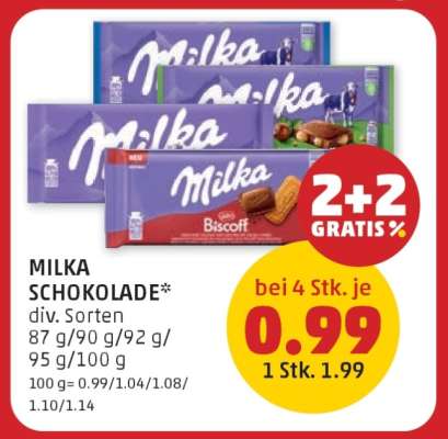 MILKA SCHOKOLADE