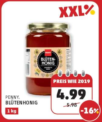 PENNY. BLÜTENHONIG