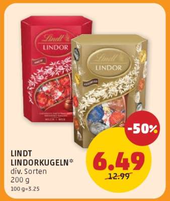 LINDT LINDORKUGELN