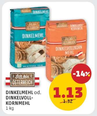 DINKELMEHL od. DINKELVOLLKORNMEHL
