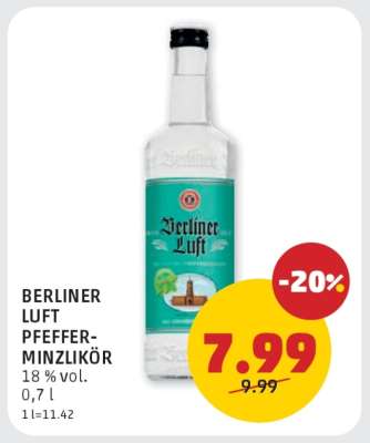 Berliner Luft Pfefferminzlikör