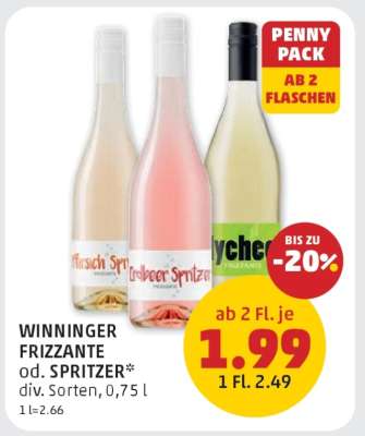 WINNINGER FRIZZANTE od. SPRITZER