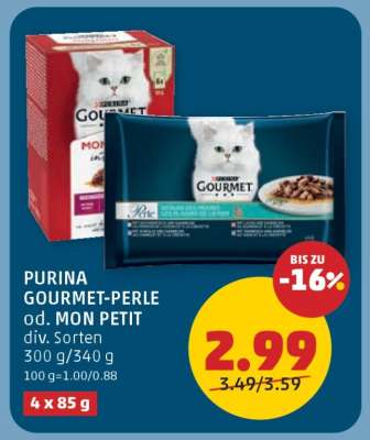 PURINA GOURMET-PERLE od. MON PETIT