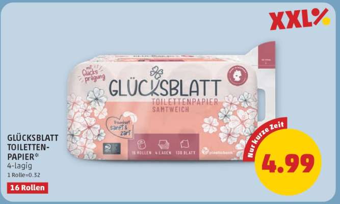 GLÜCKSBLATT TOILETTENPAPIER
