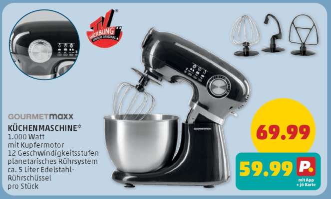 GOURMETmaxx KÜCHENMASCHINE