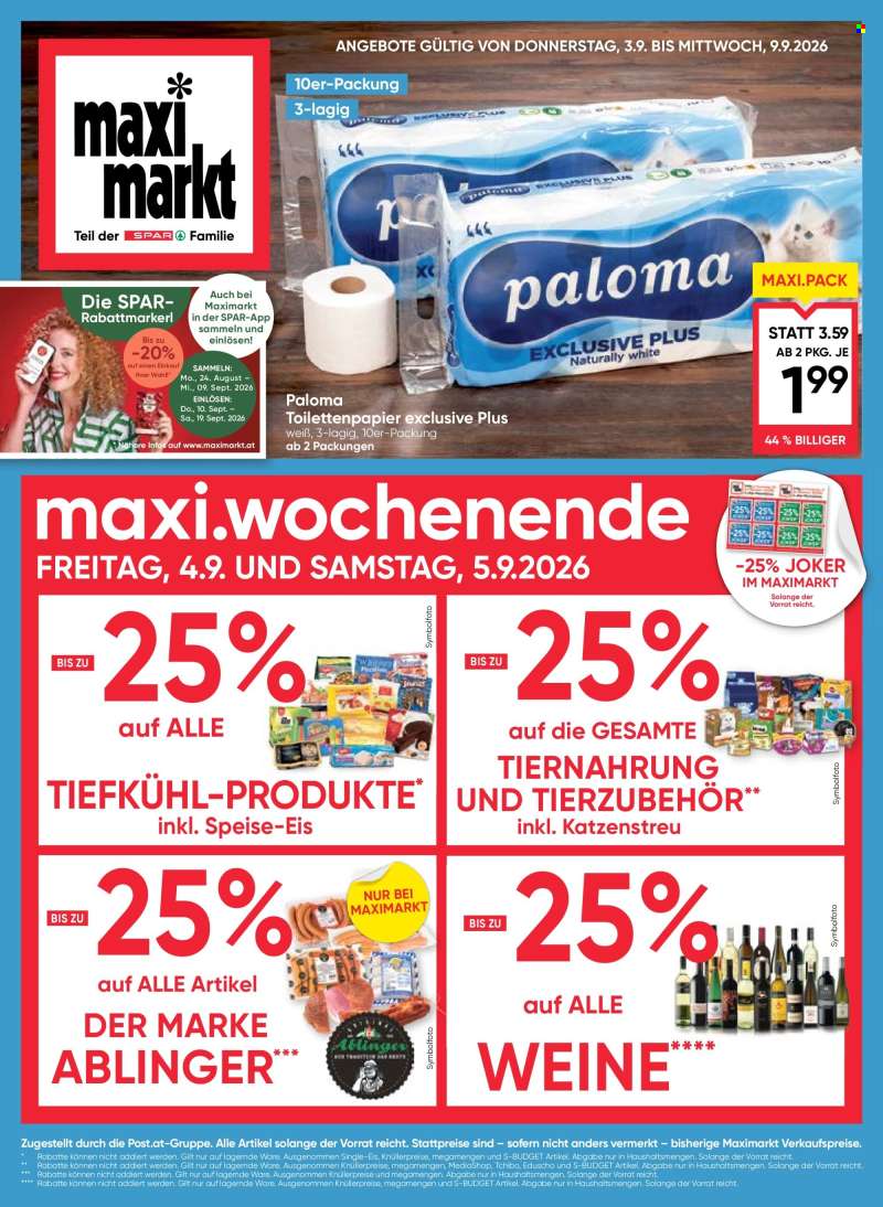 Angebote Maximarkt - 3.9.2026 - 9.9.2026.