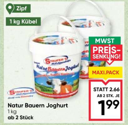 Natur Bauern Joghurt