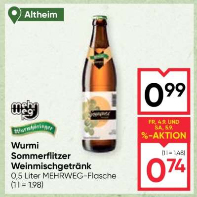Wurmi Sommerflitzer Weinmischgetränk