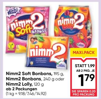 Nimm2 Soft Bonbons, Nimm2 Bonbons, Nimm2 Lolly