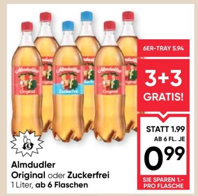 Almdudler Original oder Zuckerfrei