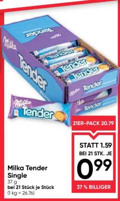 Milka Tender Single