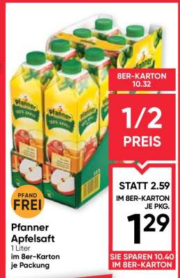 Pfanner Apfelsaft