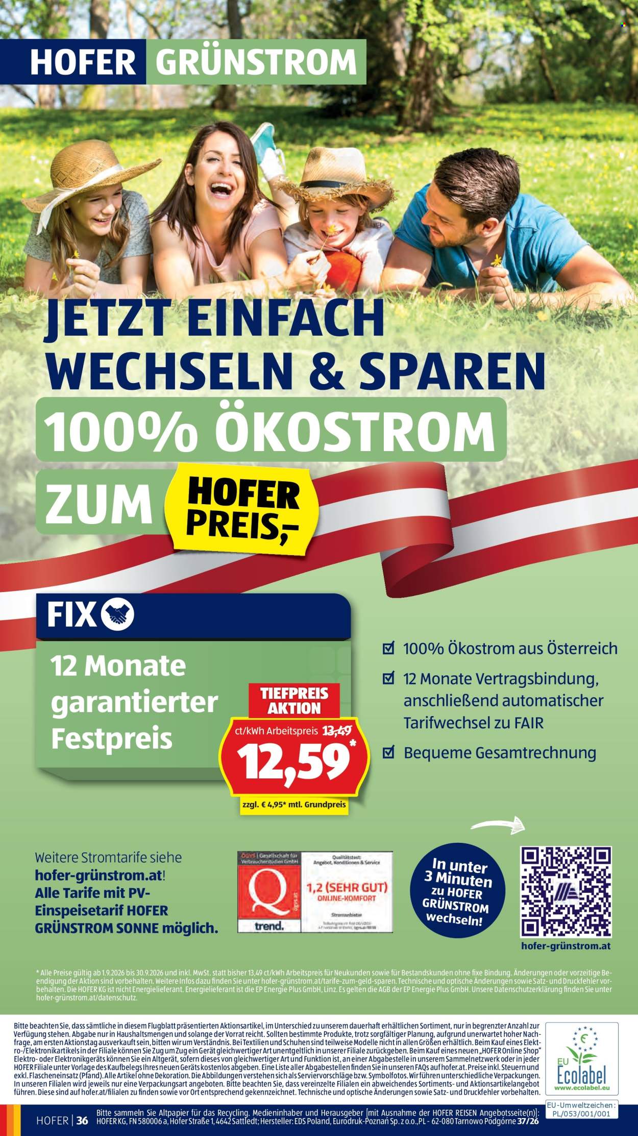 Angebote Hofer - 4.9.2026 - 10.9.2026. Seite 44