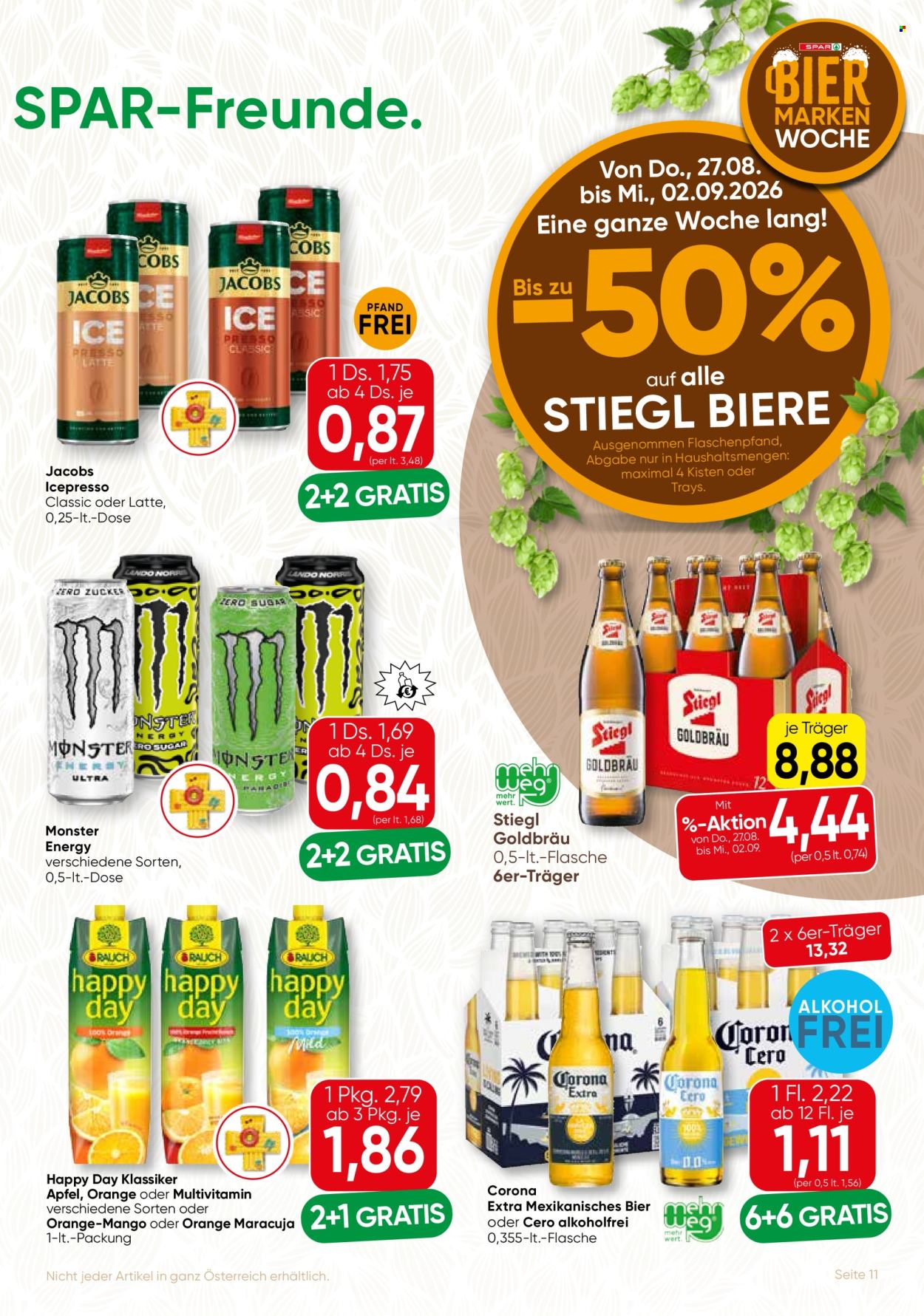 Angebote SPAR - 27.8.2026 - 9.9.2026. Seite 11