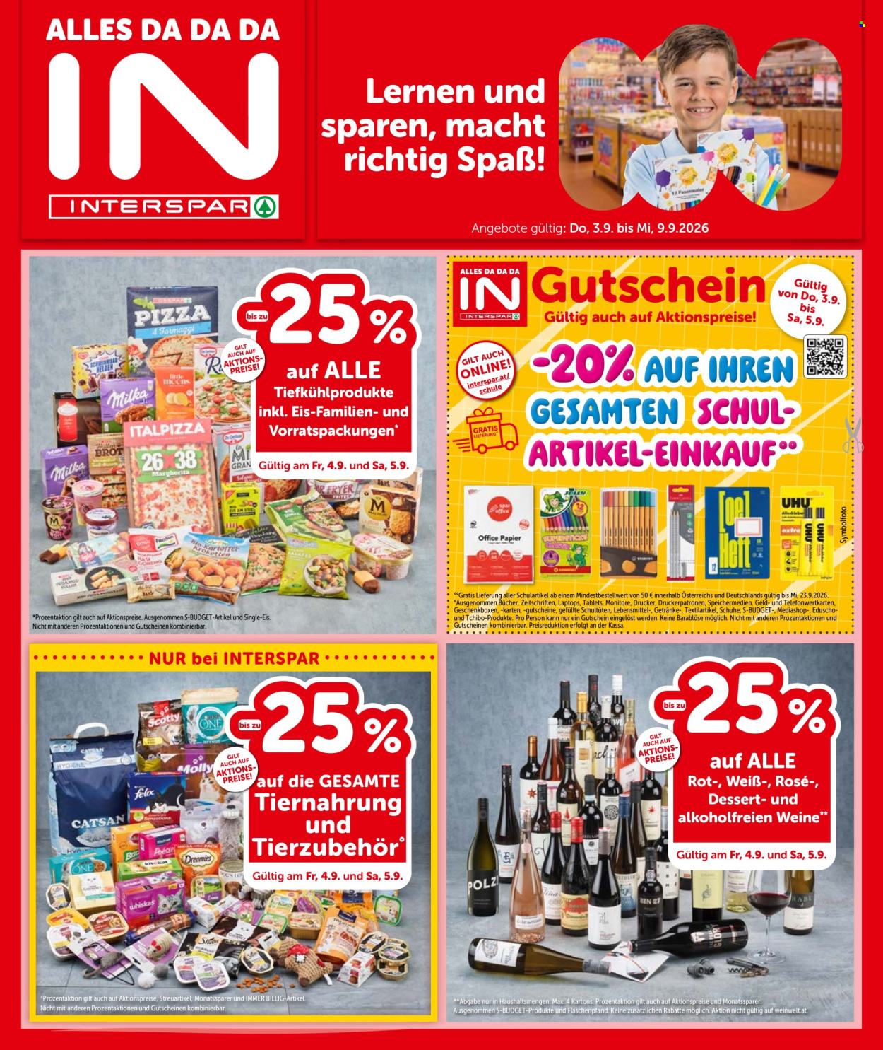 Angebote INTERSPAR - 3.9.2026 - 9.9.2026. Seite 1