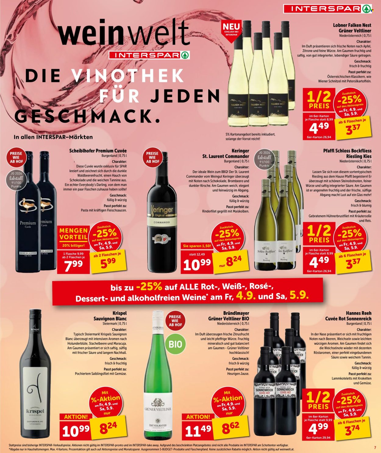 Angebote INTERSPAR - 3.9.2026 - 9.9.2026. Seite 8
