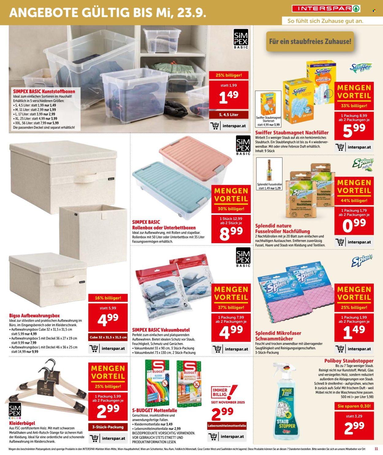 Angebote INTERSPAR - 3.9.2026 - 9.9.2026. Seite 12
