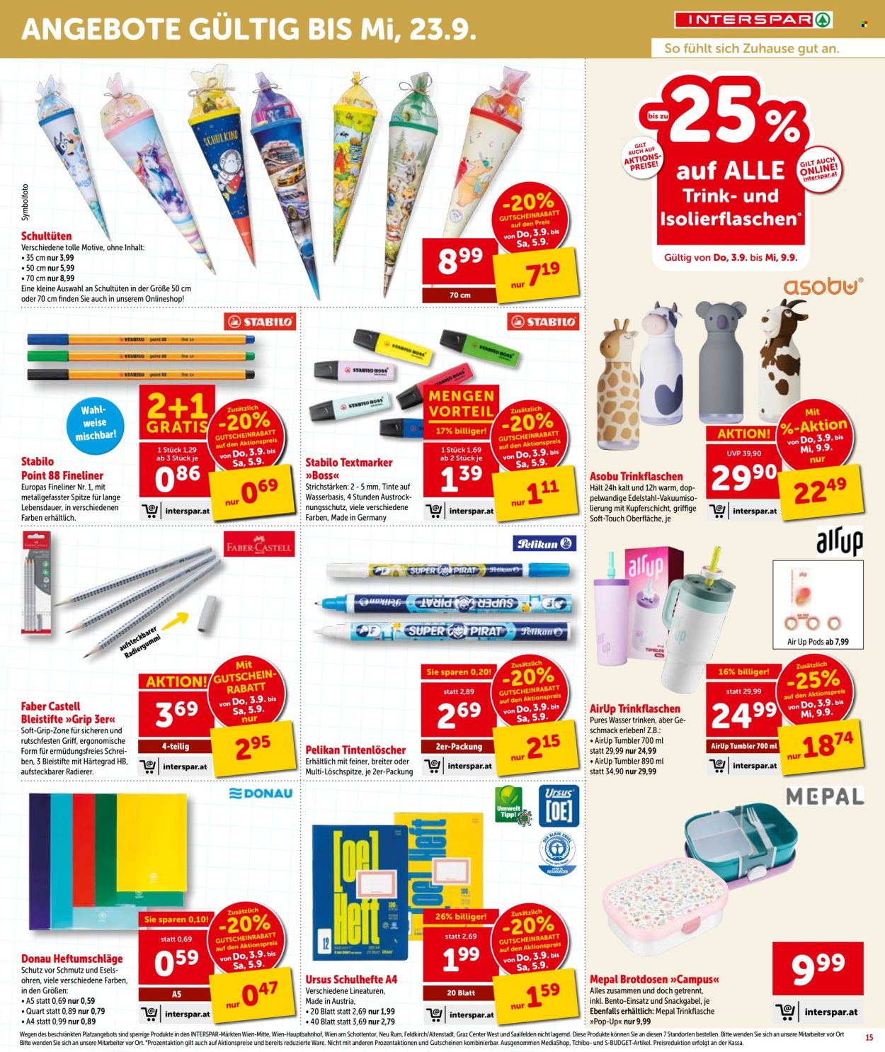 Angebote INTERSPAR - 3.9.2026 - 9.9.2026. Seite 16