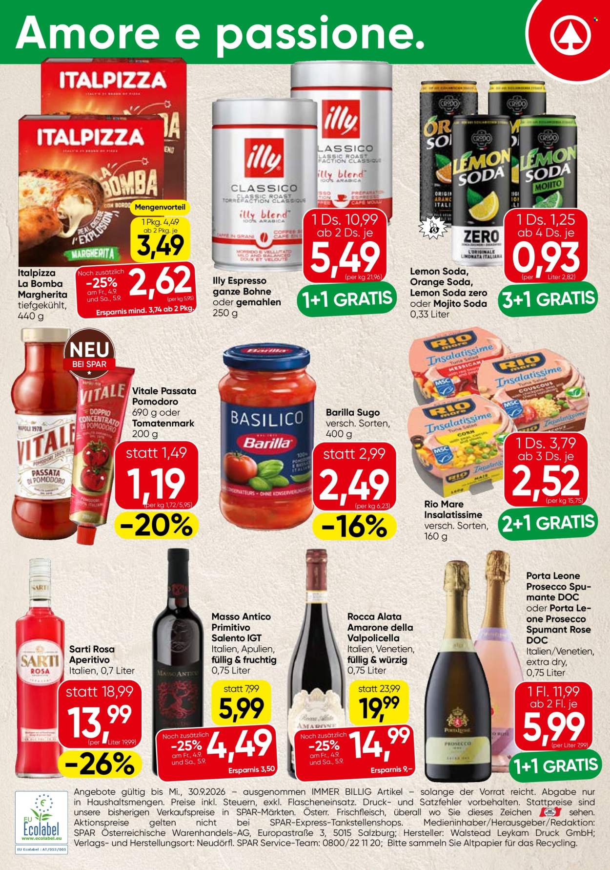 Angebote EUROSPAR - 3.9.2026 - 30.9.2026. Seite 4