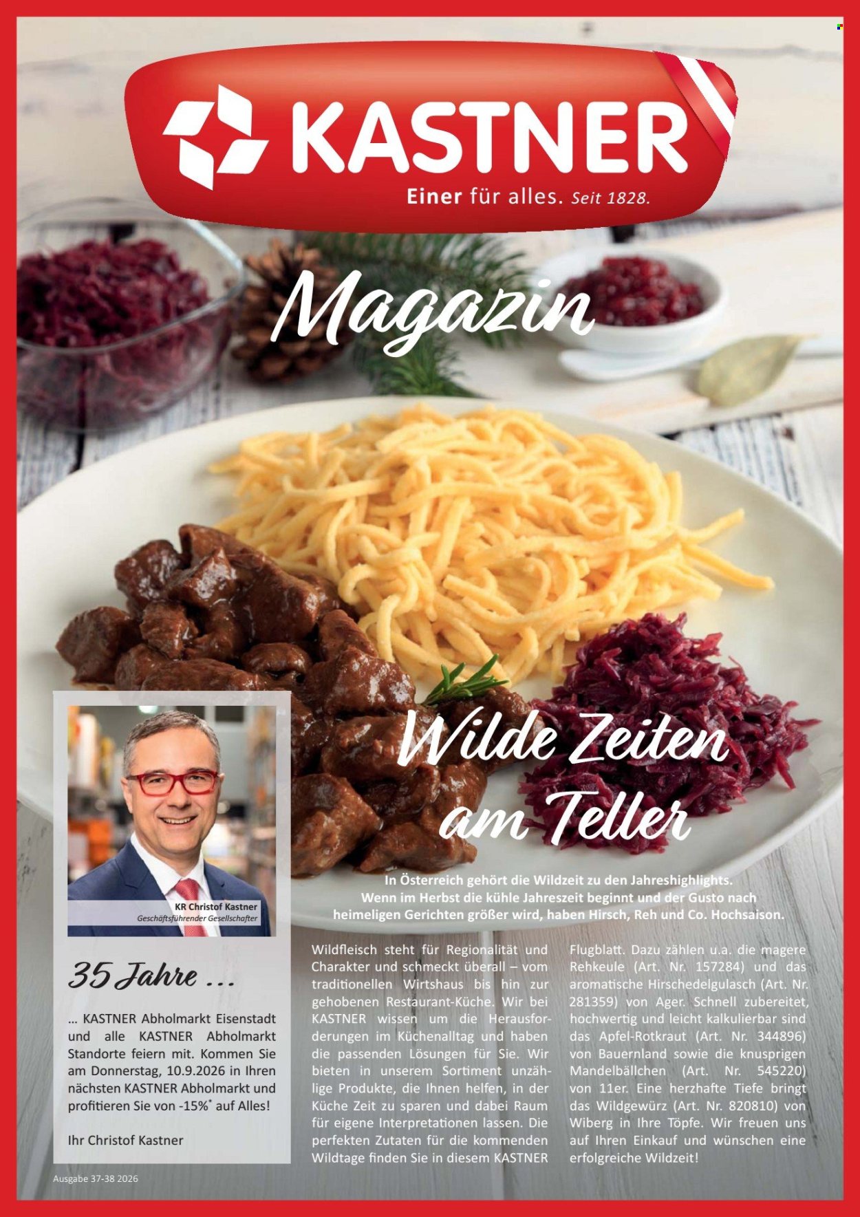 Angebote KASTNER - 7.9.2026 - 19.9.2026. Seite 17