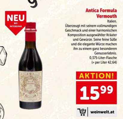 Antica Formula Vermouth